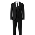 Tailored Wool Suit – Classic Black | Jhourney Kazidy