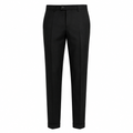 Tailored Wool-Blend Trousers – Classic Black | Jhourney Kazidy