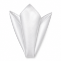 Pure Silk Pocket Square – Classic White | Jhourney Kazidy